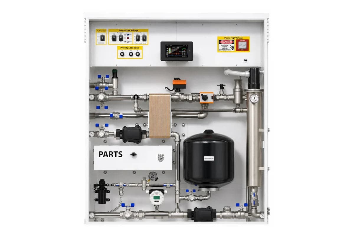 Apollo Hydro Smart Station wall-mounted mechanical package.