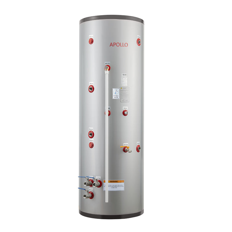 APOLLO DHW110 MAX - Stainless Combined Indirect Water Heater Tank