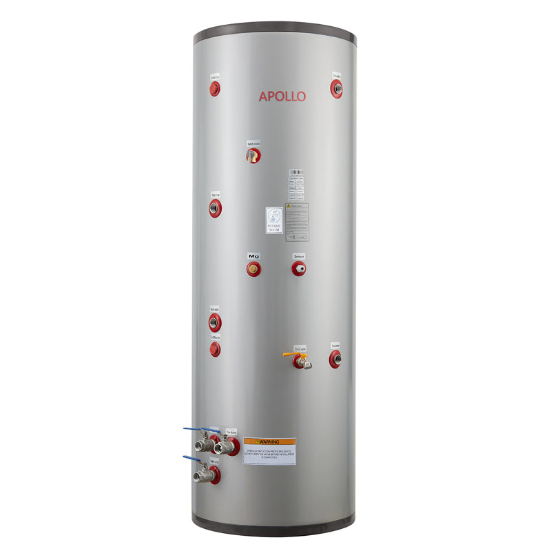 APOLLO DHW110 MAX - Stainless Combined Indirect Water Heater Tank