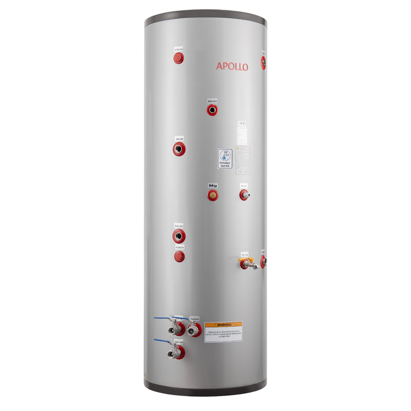 APOLLO DHW110 MAX - Stainless Combined Indirect Water Heater Tank