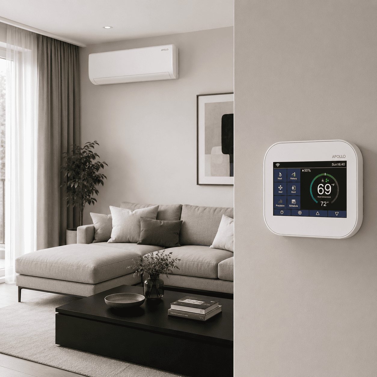 APOLLO Wi-Fi Fan Coil Thermostat