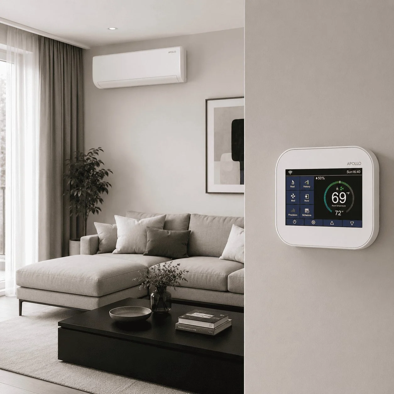 APOLLO Wi-Fi Fan Coil Thermostat