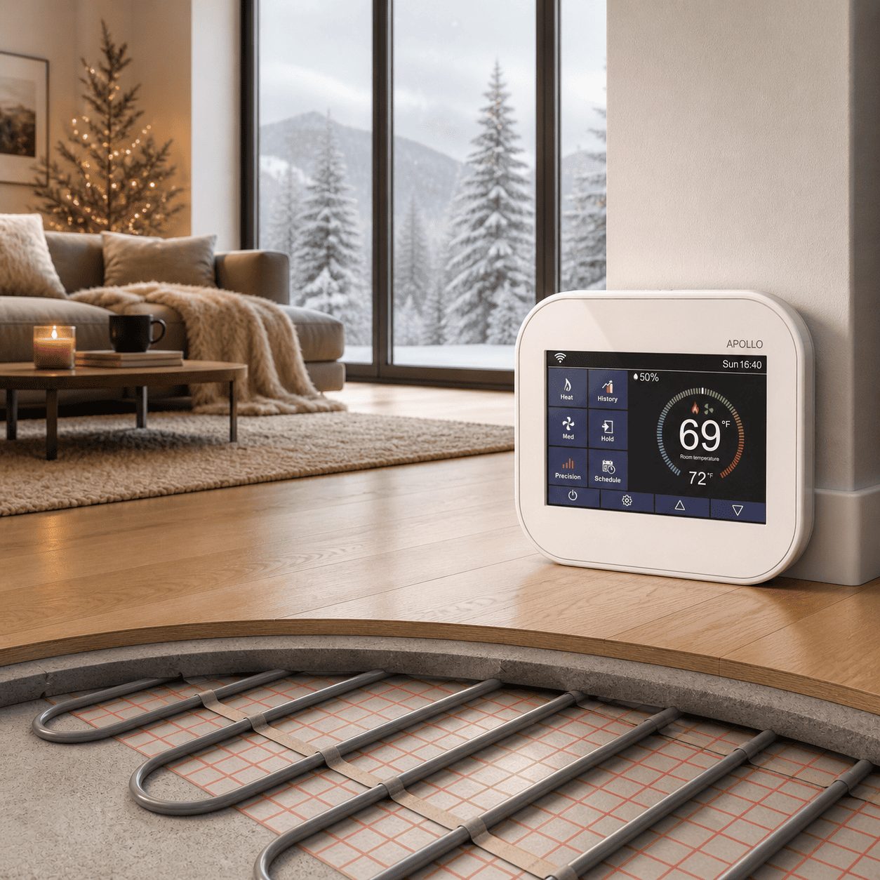 APOLLO Wi-Fi Radiant Floor Thermostat