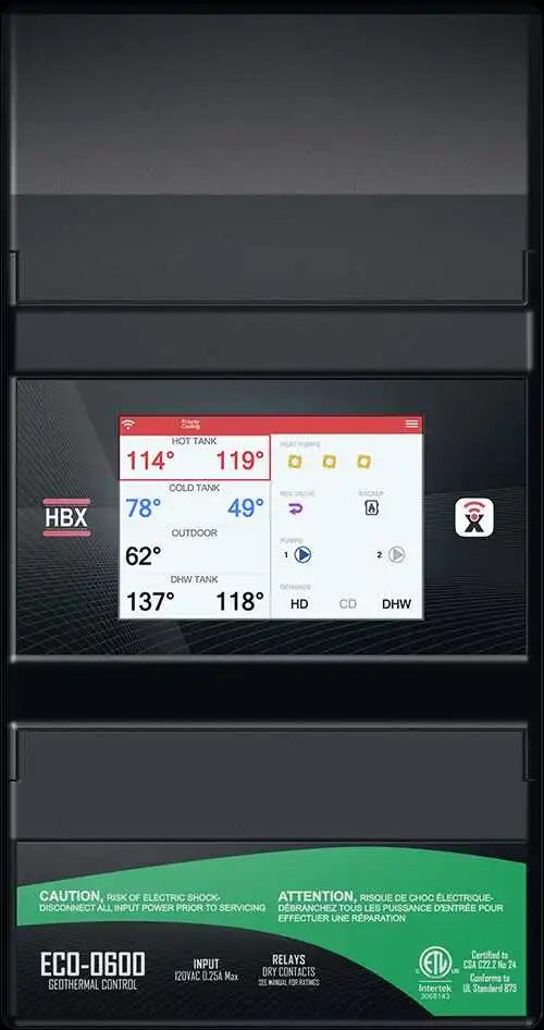 Advanced Heat Pump Controller - HBX ECO-0600