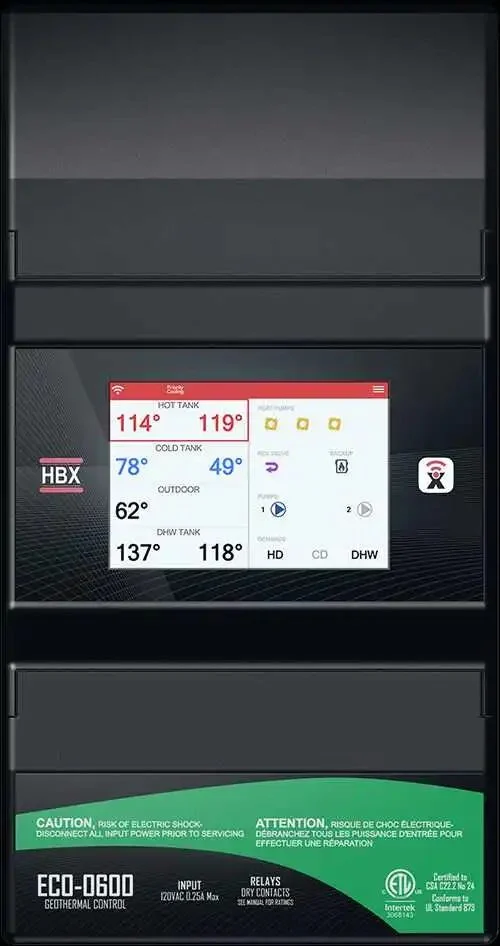 Advanced Heat Pump Controller - HBX ECO-0600