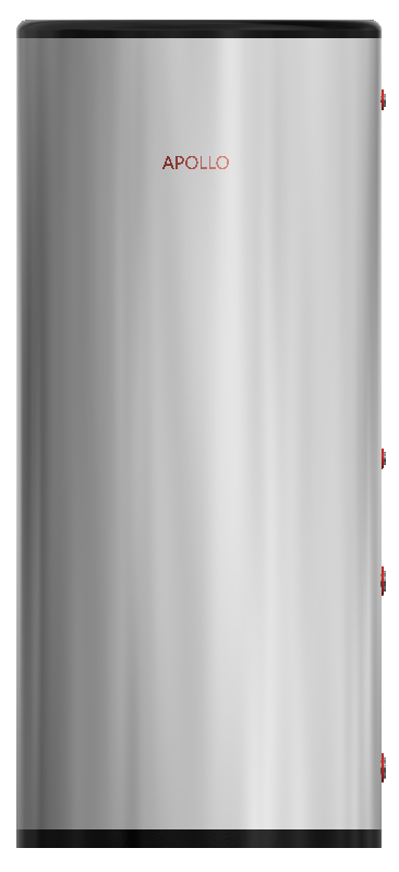 APOLLO DHW250 MAX - Stainless Combined Indirect Water Heater Tank