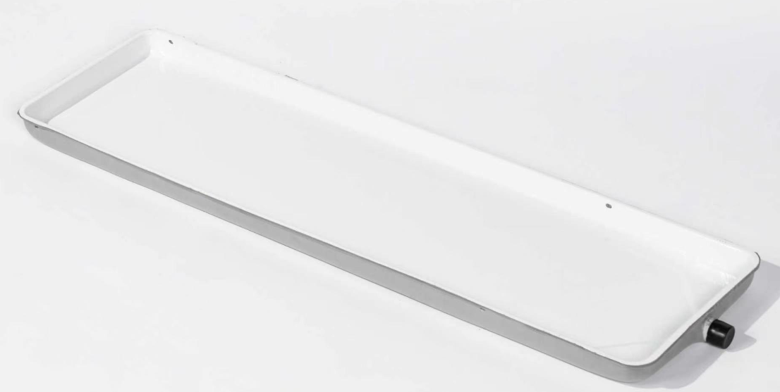 Condensation drain tray