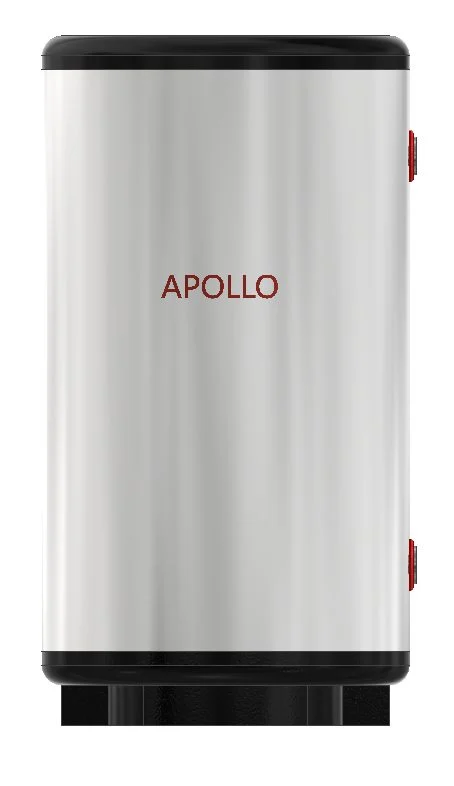 Apollo BF30 stainless buffer tank shown from the front